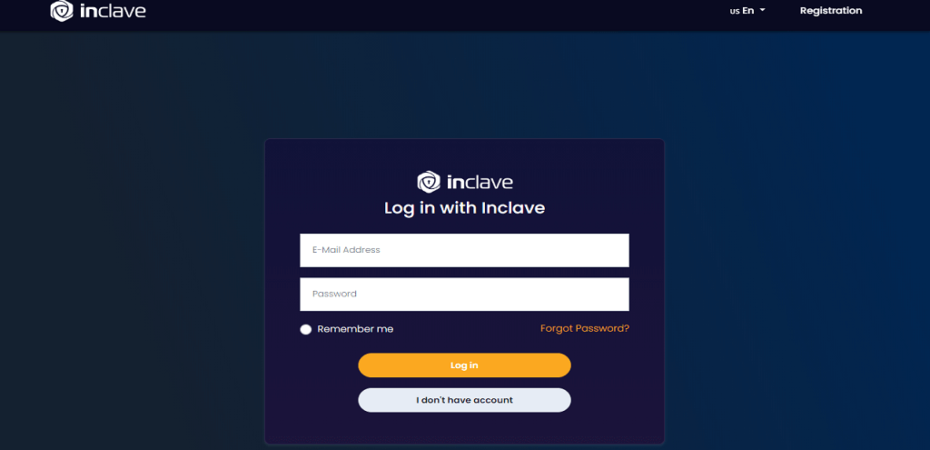 Inclave Login